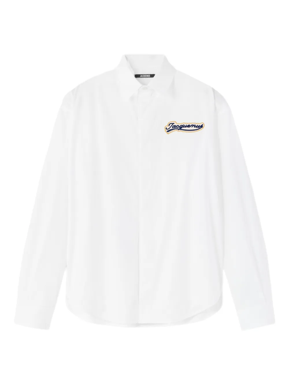 Jacquemus Overhemd met logopatch Wit
