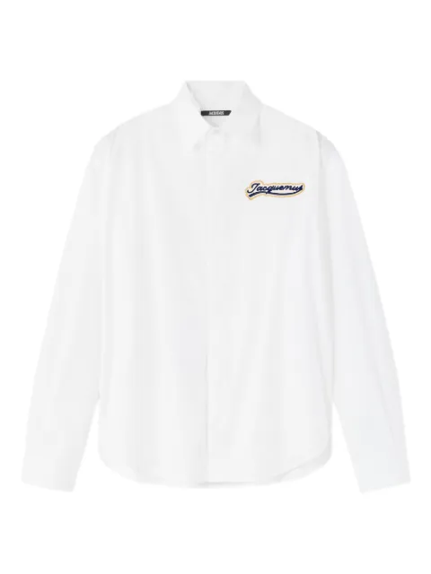Jacquemus logo-patch shirt