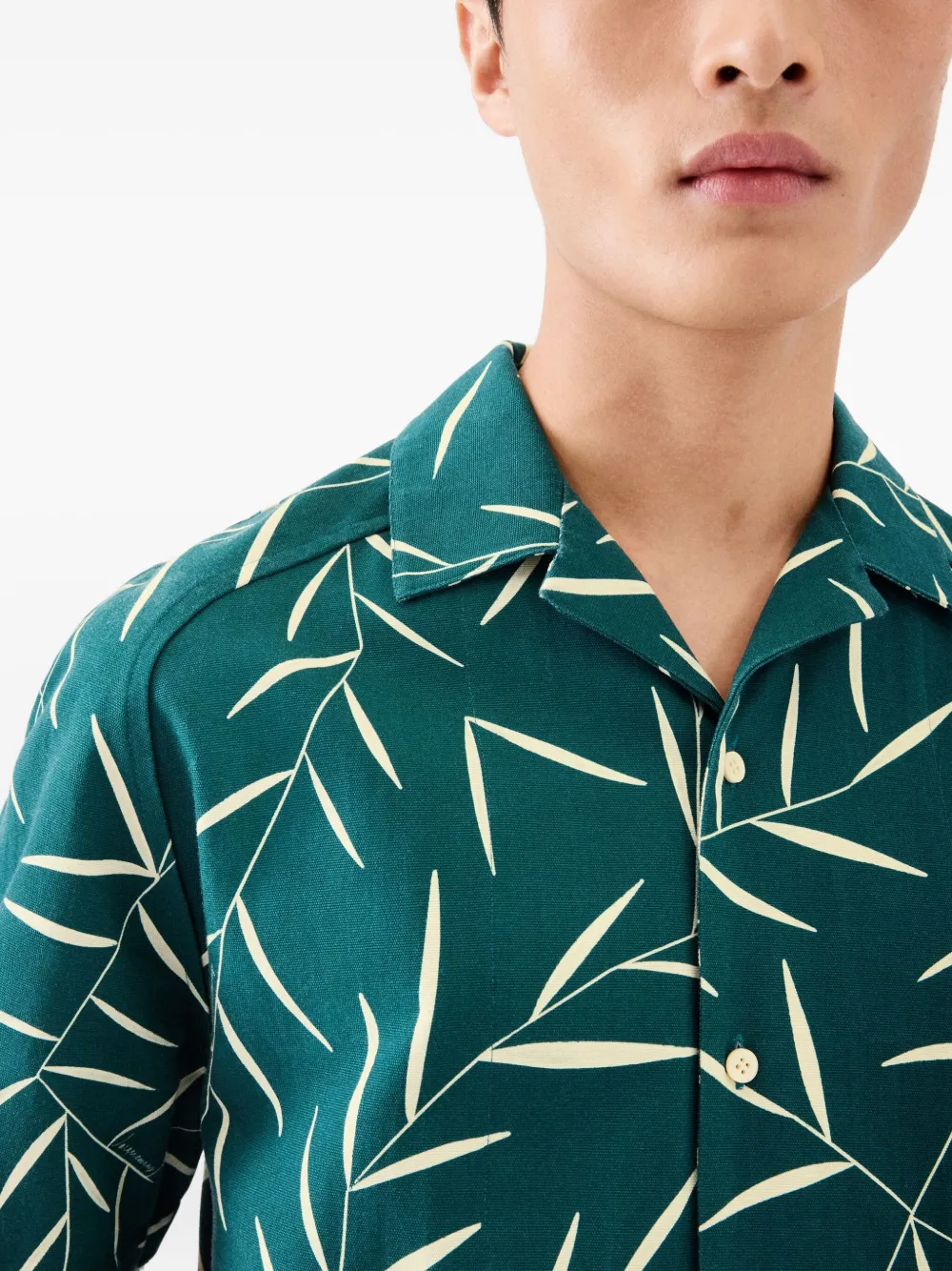Jacquemus Overhemd met print Groen