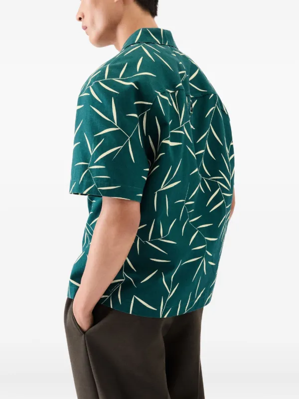 Jacquemus Printed short-sleeve Shirt | Green | FARFETCH JO