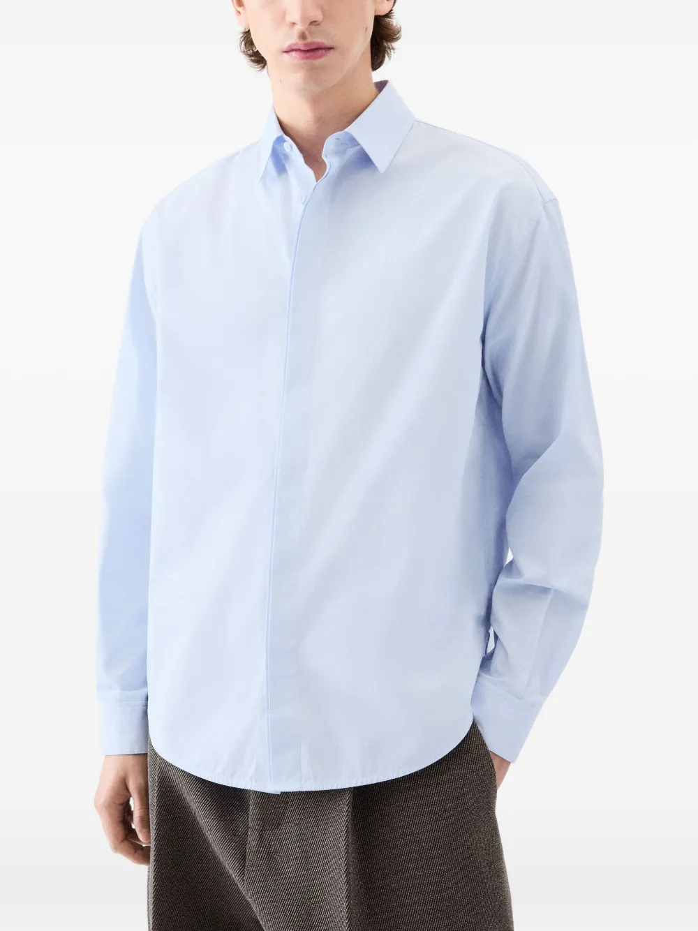 Jacquemus Slim-fit overhemd Blauw