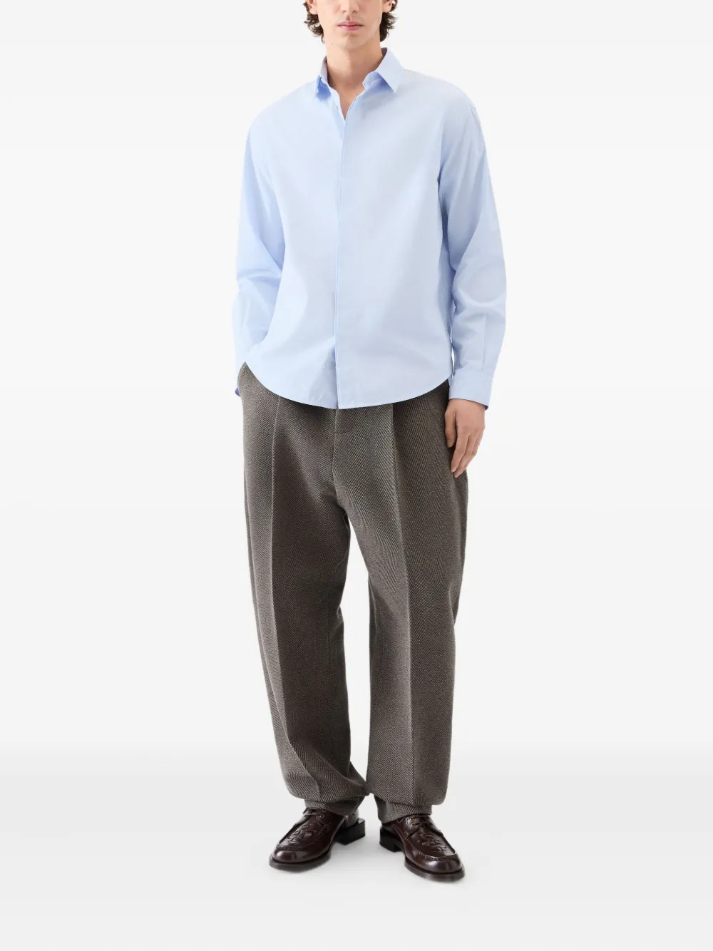 Jacquemus Slim-fit overhemd - Blauw