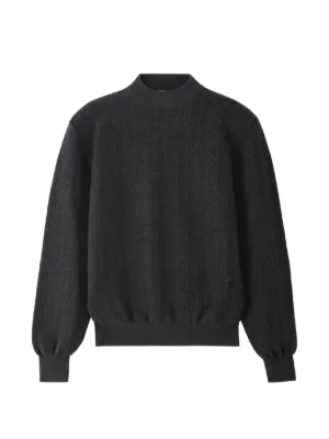 JW Anderson ハイネック セーター | ブラック | FARFETCH JP