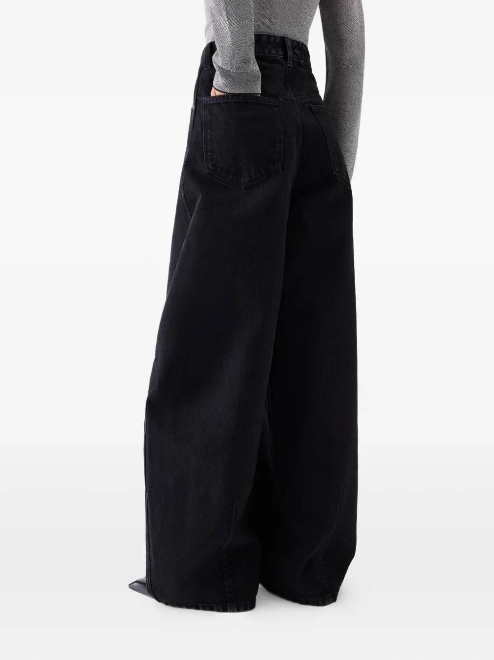 Jacquemus High waist jeans Zwart