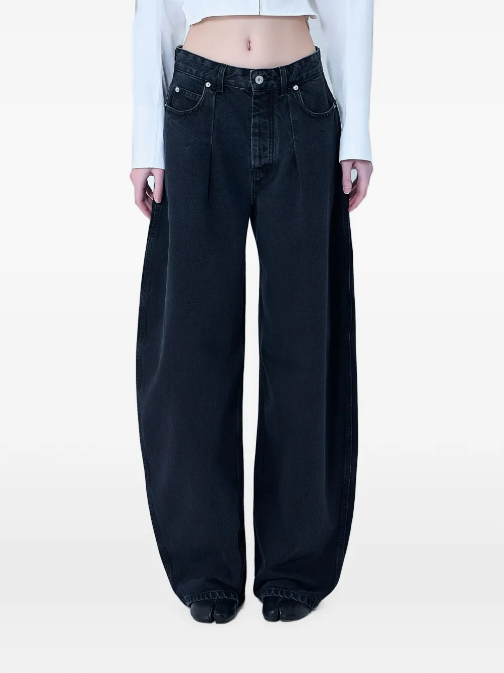 Jacquemus High waist jeans Zwart