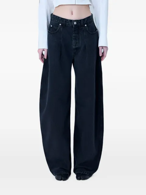 Jacquemus jeans con tiro alto