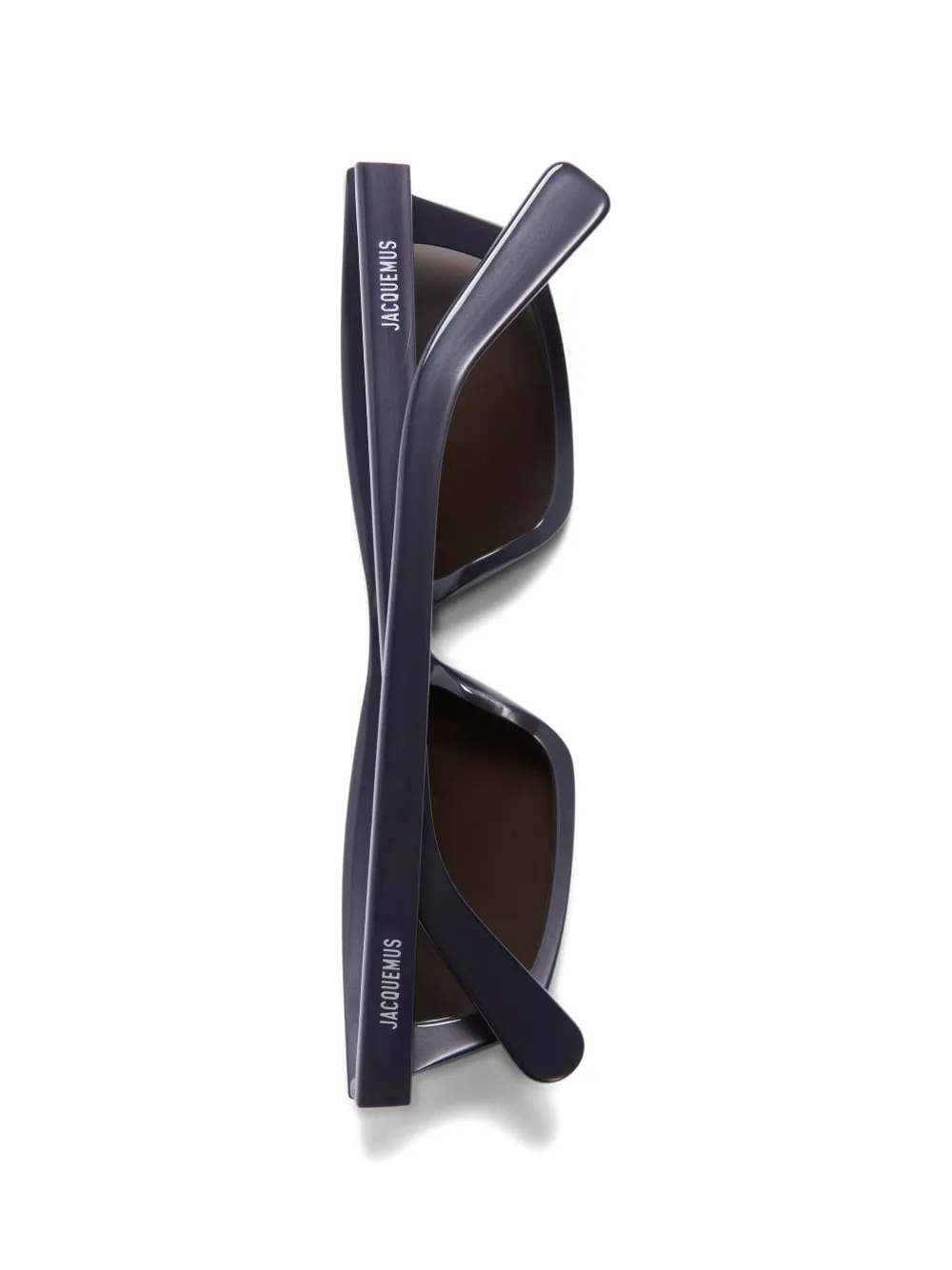 Jacquemus Trapezi zonnebril met vierkant montuur Zilver