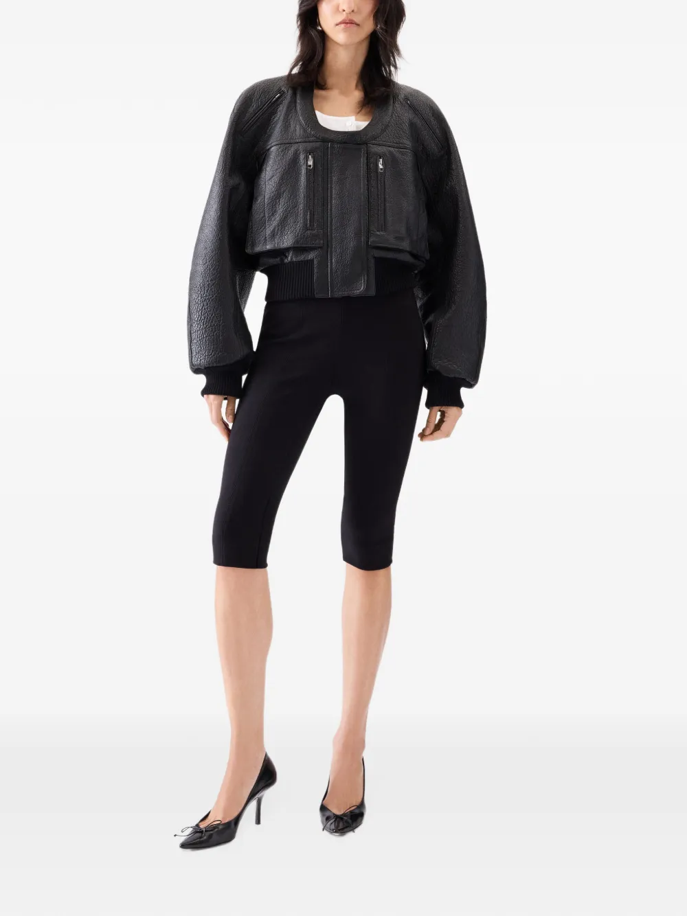 Jacquemus Le Pantalon capri trousers Zwart