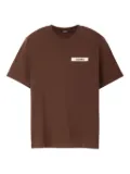 Jacquemus logo-patch t-shirt - Brown