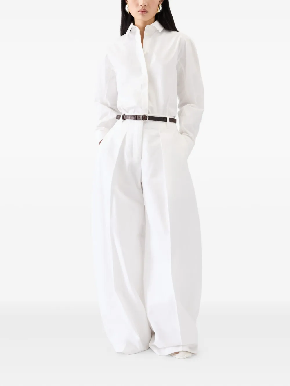 Jacquemus Plooibroek - Wit