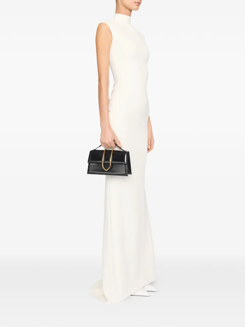 Jacquemus Large Bambino Tote Bag In Black