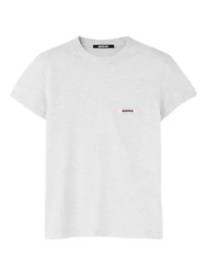 Jacquemus logo-patch t-shirt | White | FARFETCH