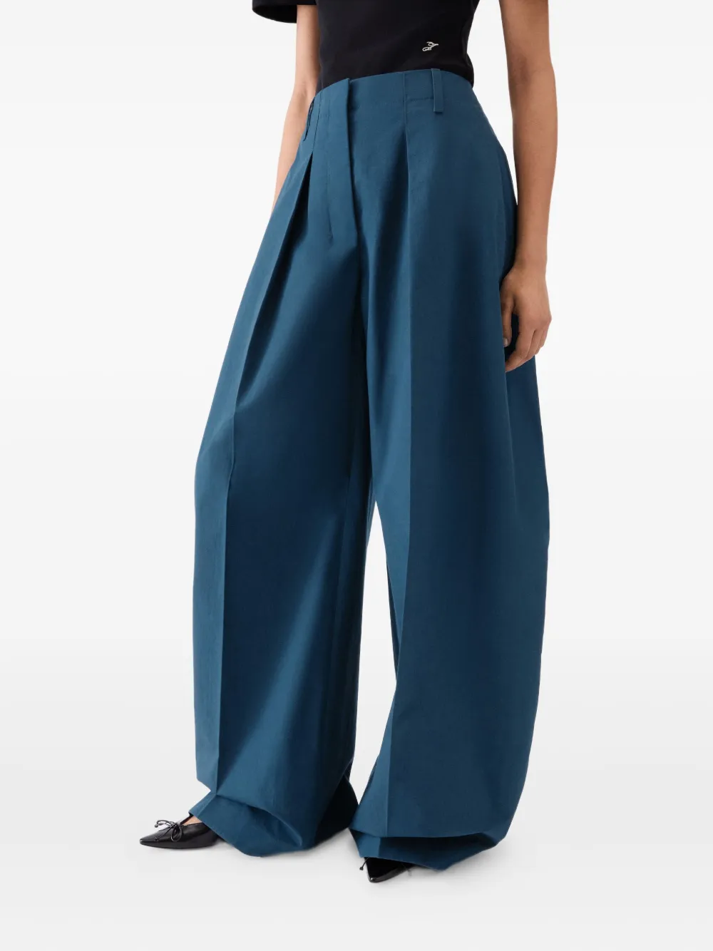Jacquemus Plooibroek Blauw