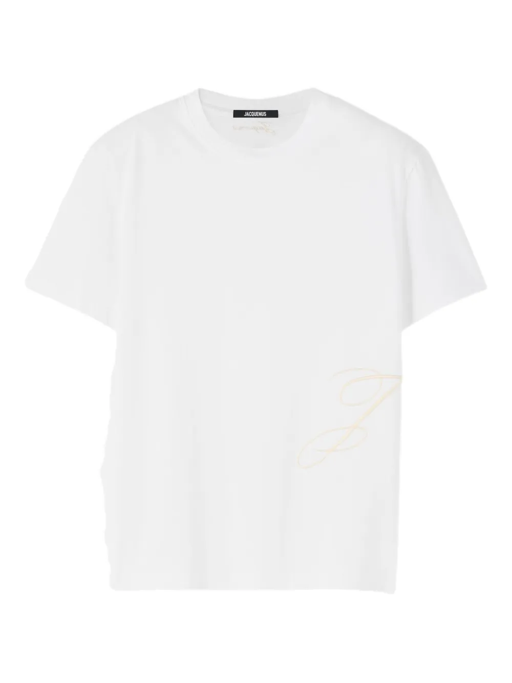 Jacquemus playera con logo bordado | blanco | Image 1