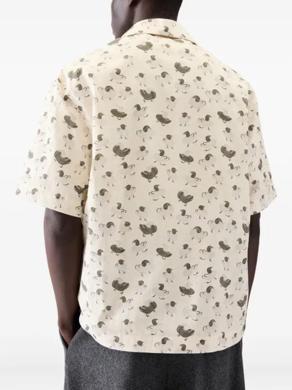 Jacquemus floral-print short-sleeve Shirt | Neutrals | FARFETCH