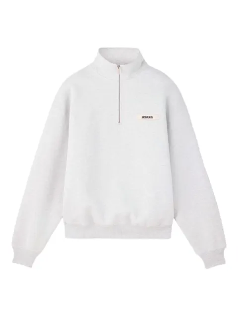 Jacquemus sudadera con medio cierre