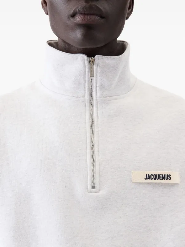 Jacquemus ハーフジップ スウェットシャツ | グレー | FARFETCH JP