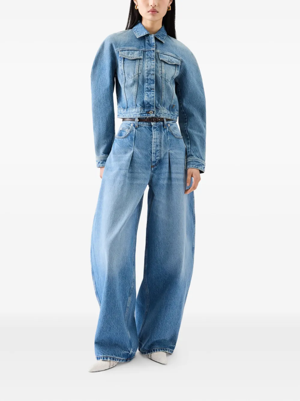 Jacquemus denim cropped jacket | Denim Jackets | Image 2