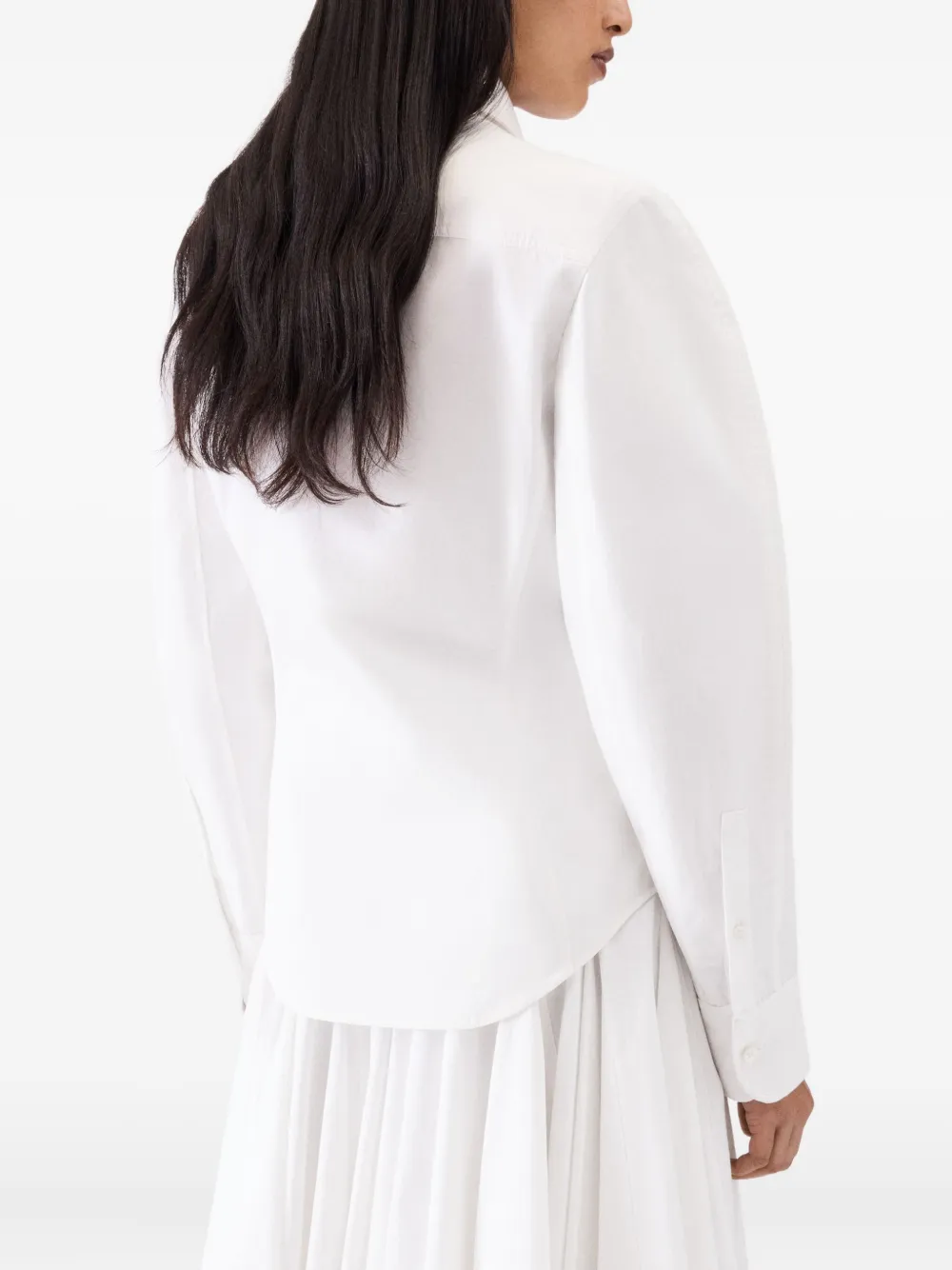 Jacquemus Le Ovalo blouse Wit