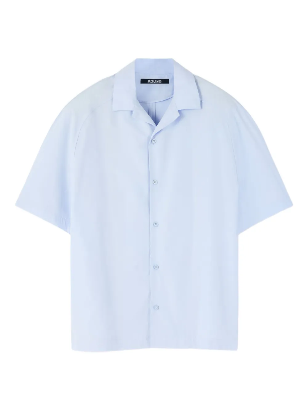 Jacquemus Le Fonccio button-up overhemd met korte mouwen Blauw