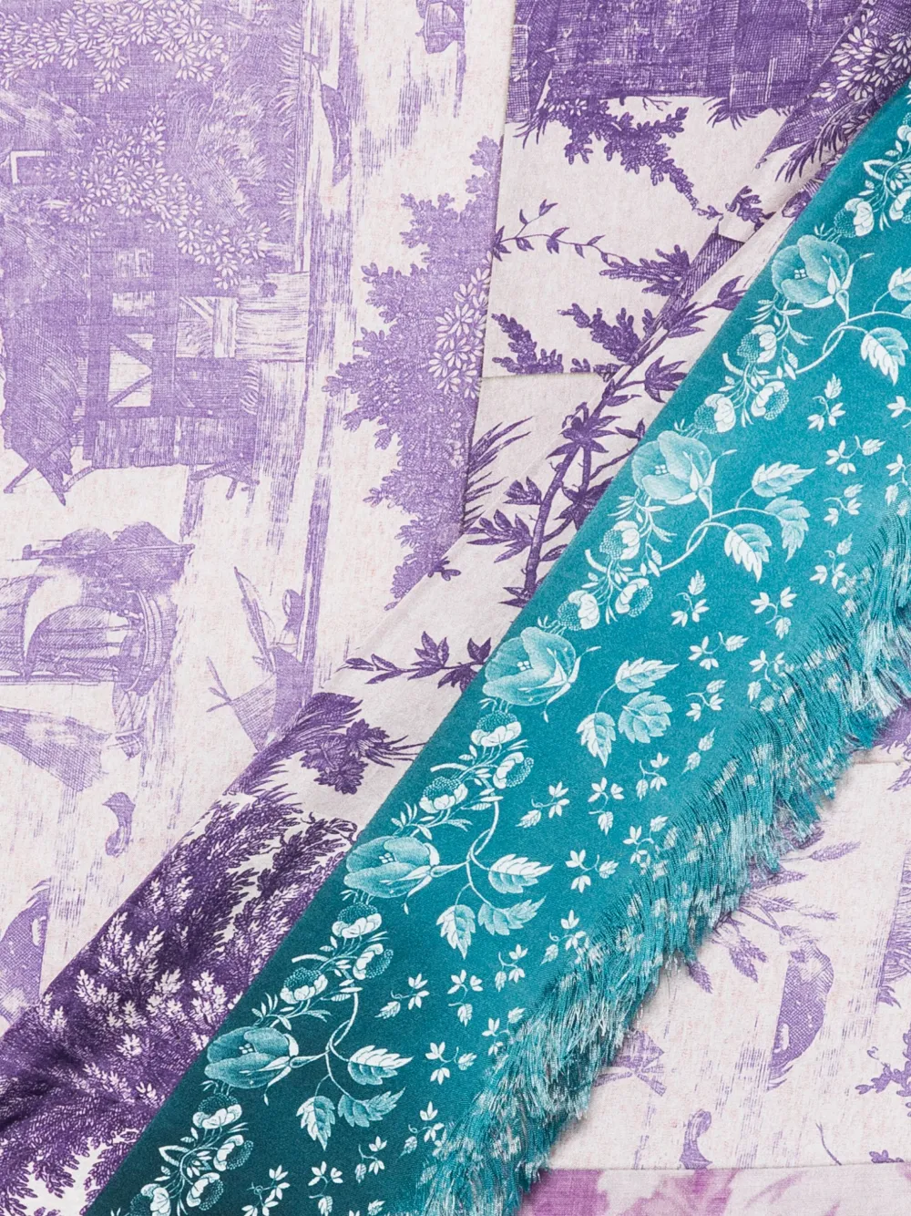 Pierre-Louis Mascia Sfrangiona scarf - Paars