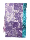 Pierre-Louis Mascia Sfrangiona scarf - Purple