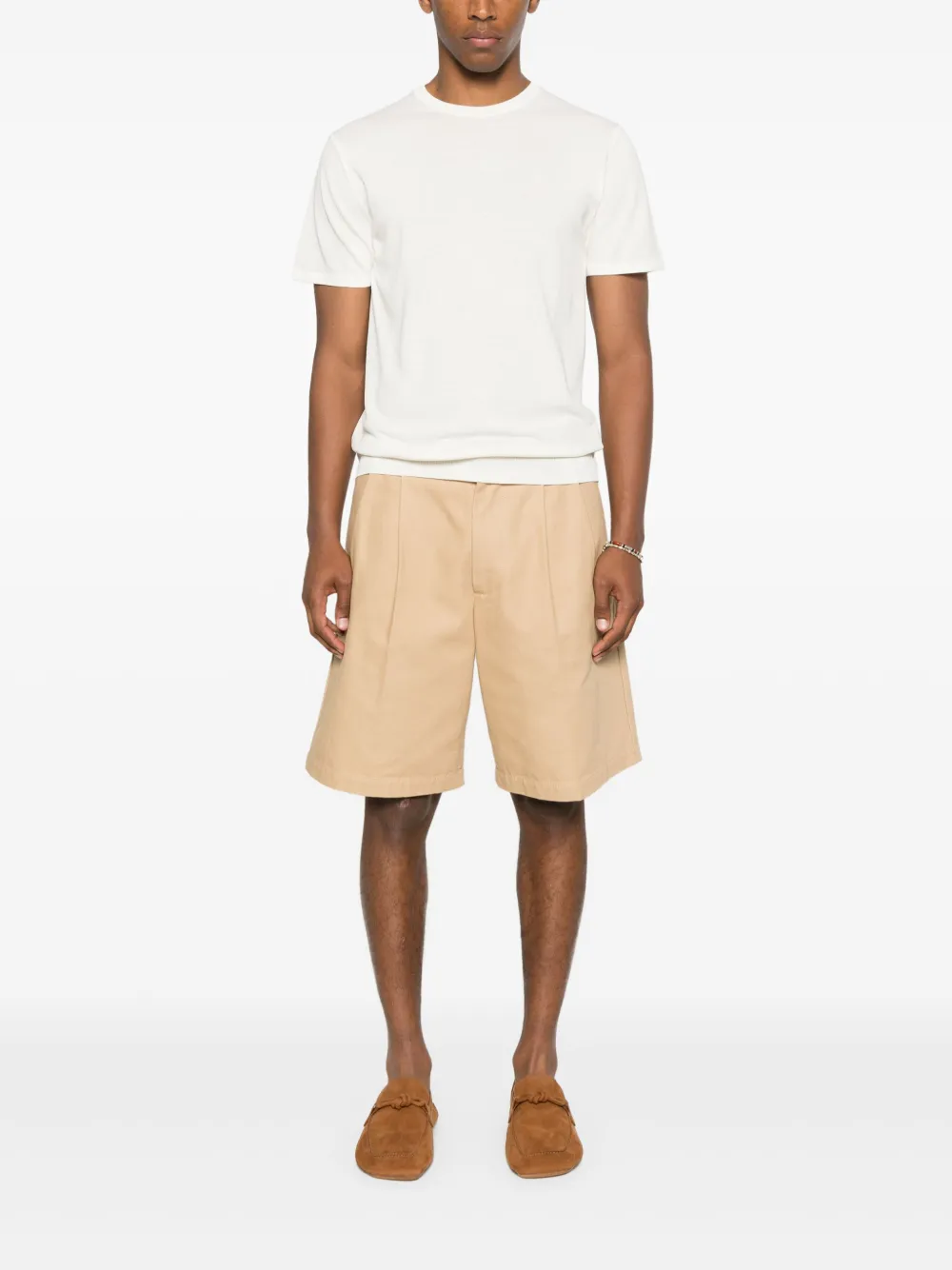 Daniele Fiesoli Katoenen T-shirt - Beige