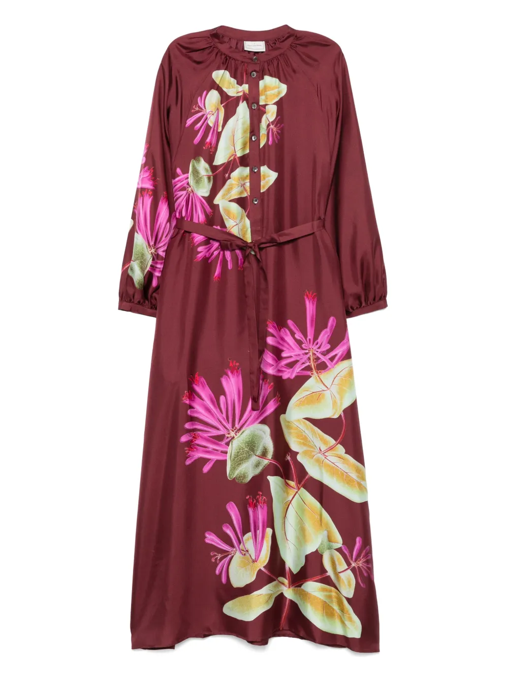 floral-print maxi dress