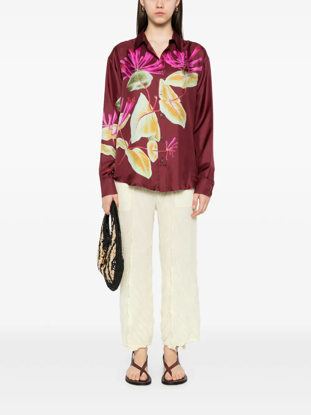 Pierre-Louis Mascia Blouse met lange mouwen - Rood