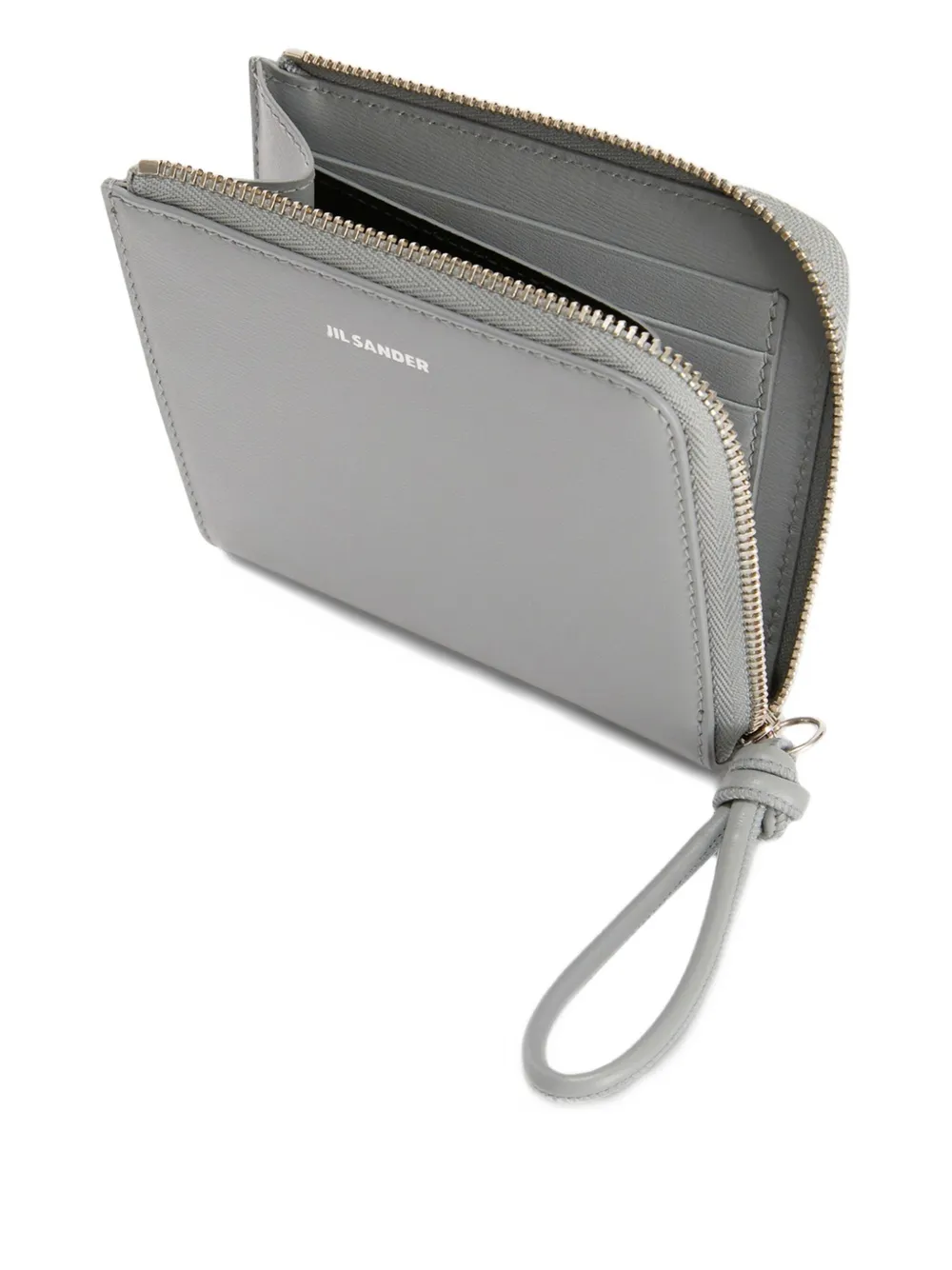 Jil Sander Leren portemonnee Grijs