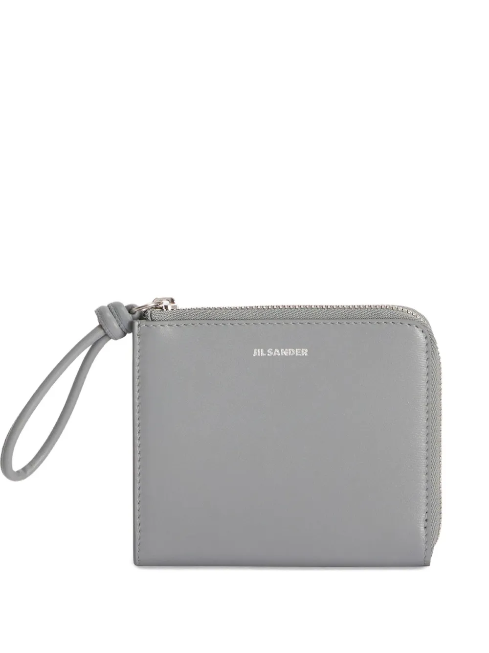 Jil Sander Leren portemonnee Grijs