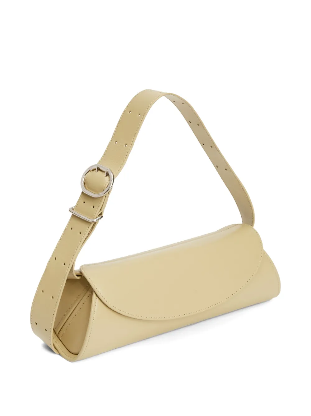 Jil Sander Cannolo kleine schoudertas Geel