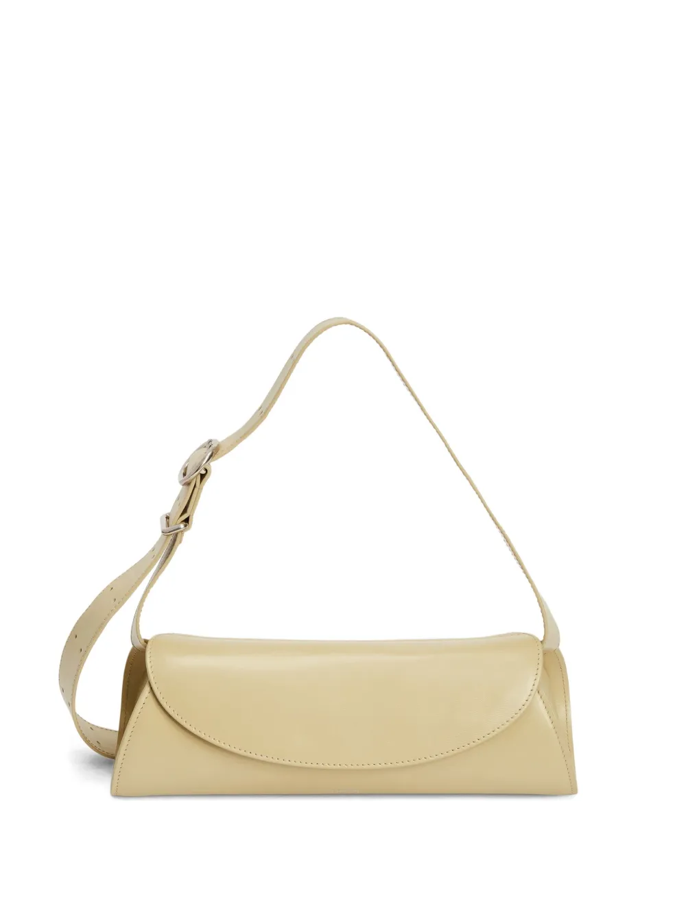 Jil Sander Cannolo kleine schoudertas Geel