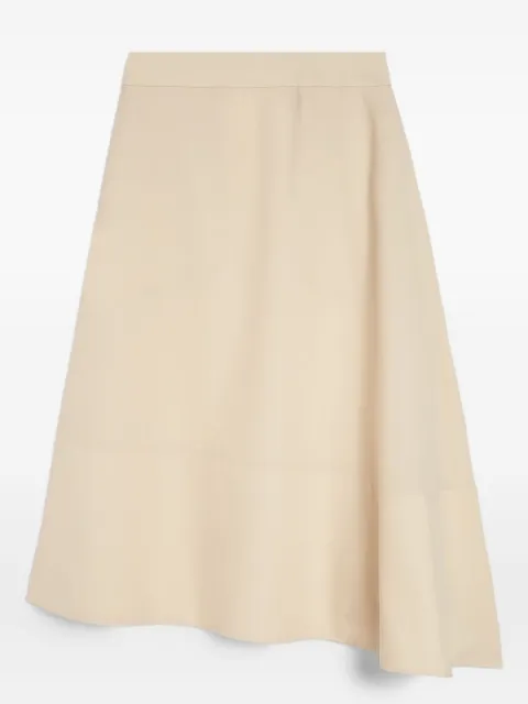 Jil Sander wool asymmetric skirt