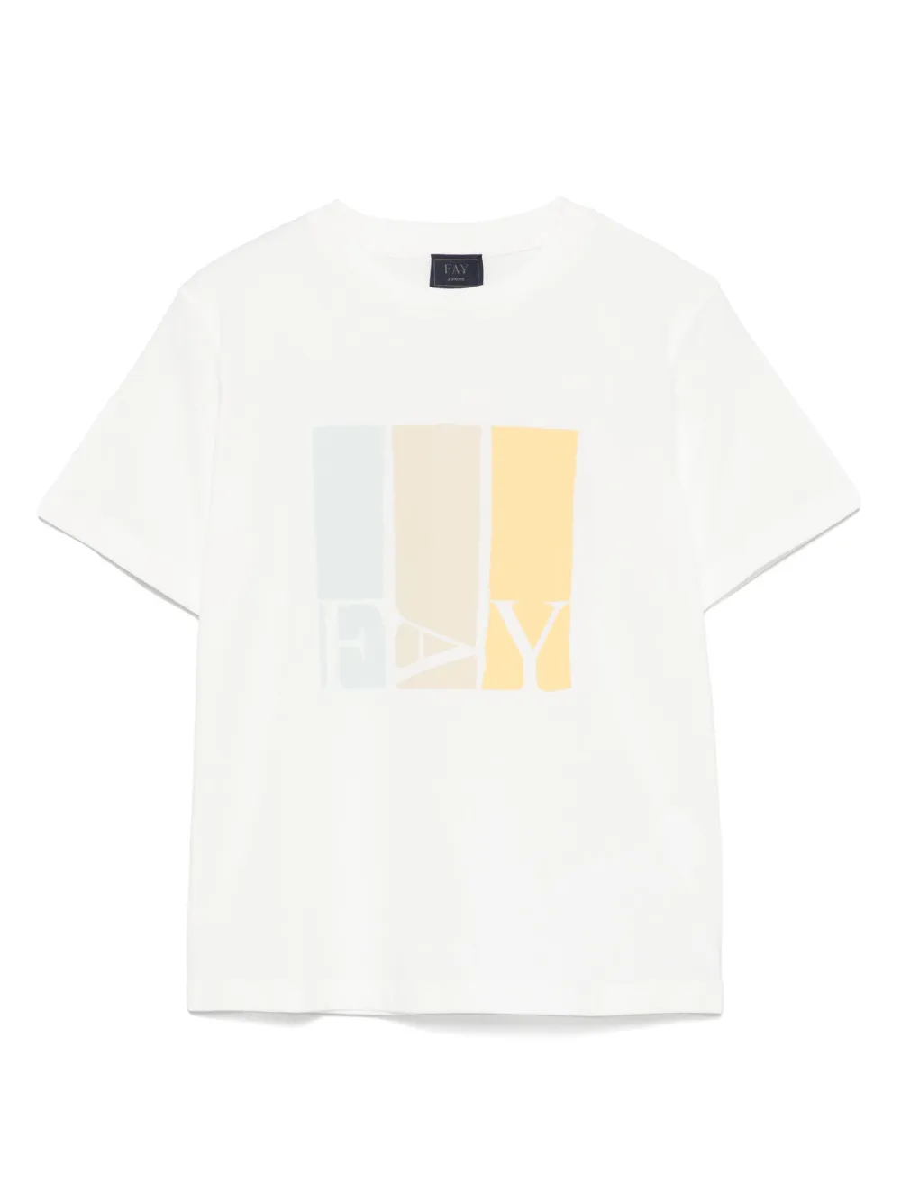 Fay Kids Katoenen T-shirt Wit