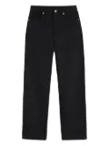 Jil Sander logo-patch jeans - Black