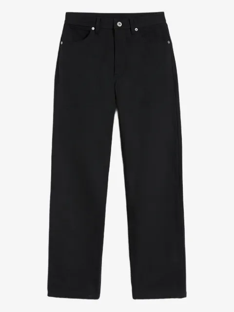Jil Sander logo-patch jeans