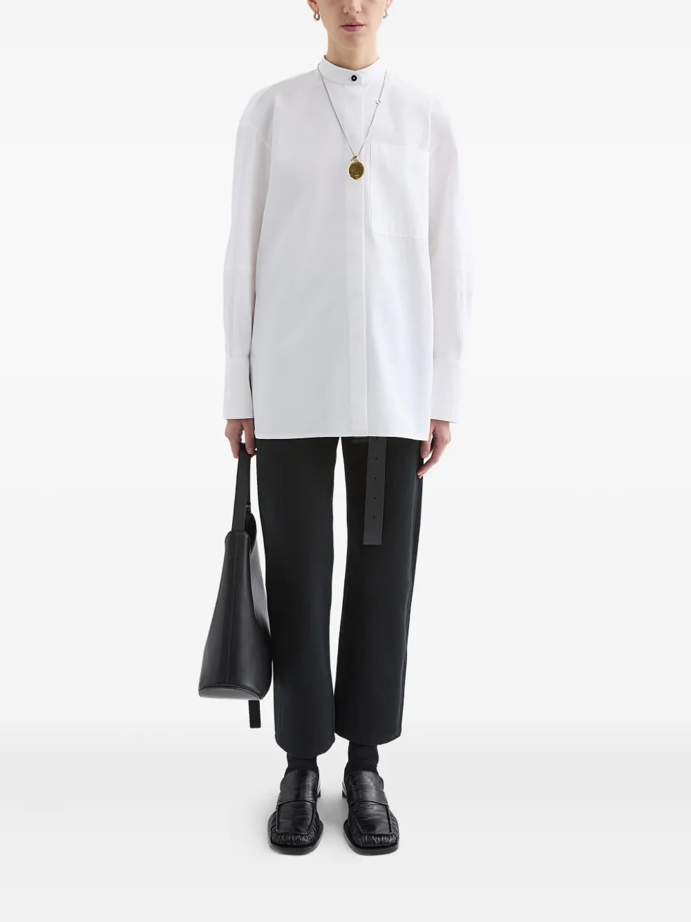 Jil Sander logo-patch jeans | Tapered Jeans | Image 2