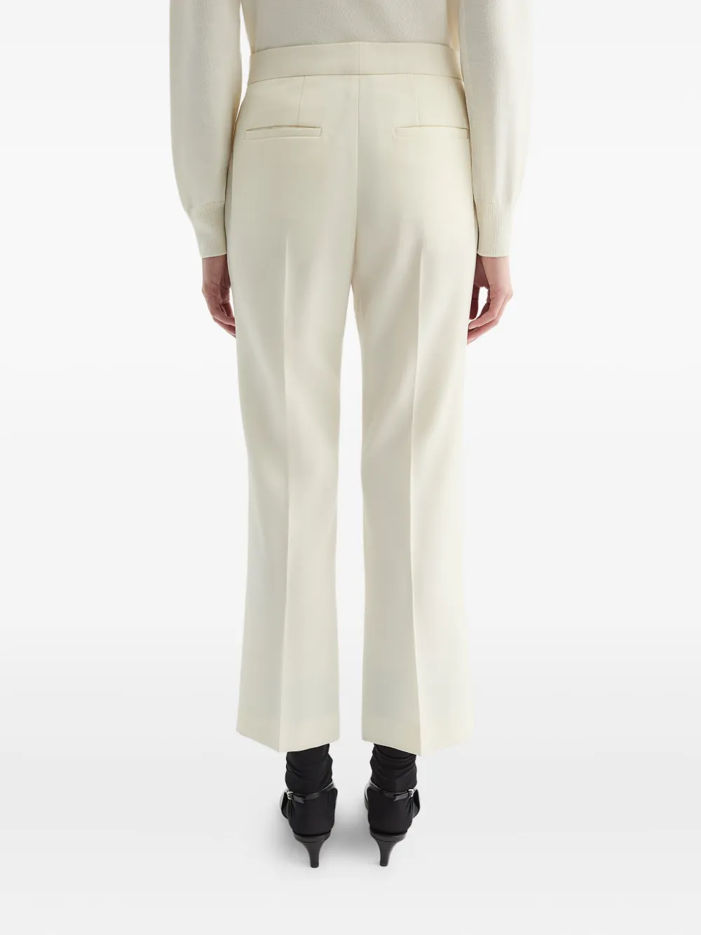 Jil Sander Wollen broek Wit