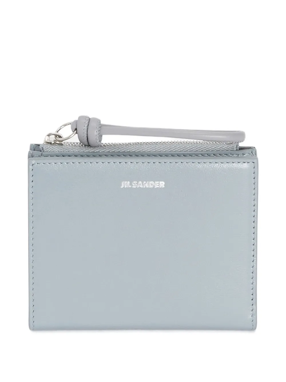Jil Sander Giro leather wallet Grijs