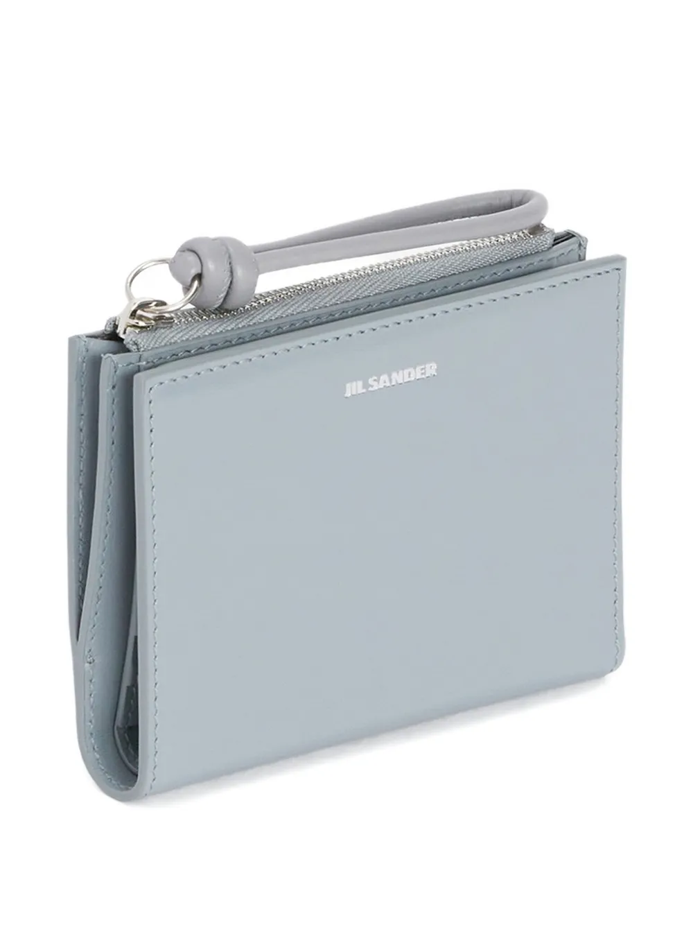 Jil Sander Giro leather wallet - Grijs