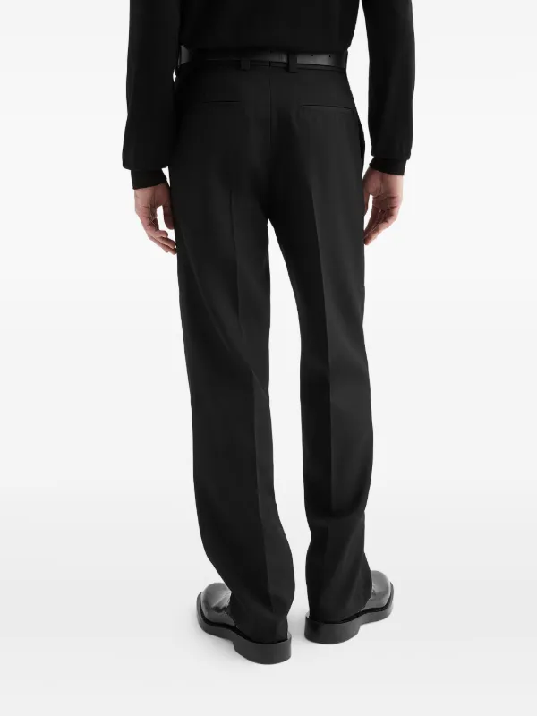 【国内発送】Jil Sander ブラック ウールパンツ Jil Sander ウールパンツ | ブラック | FARFETCH JP