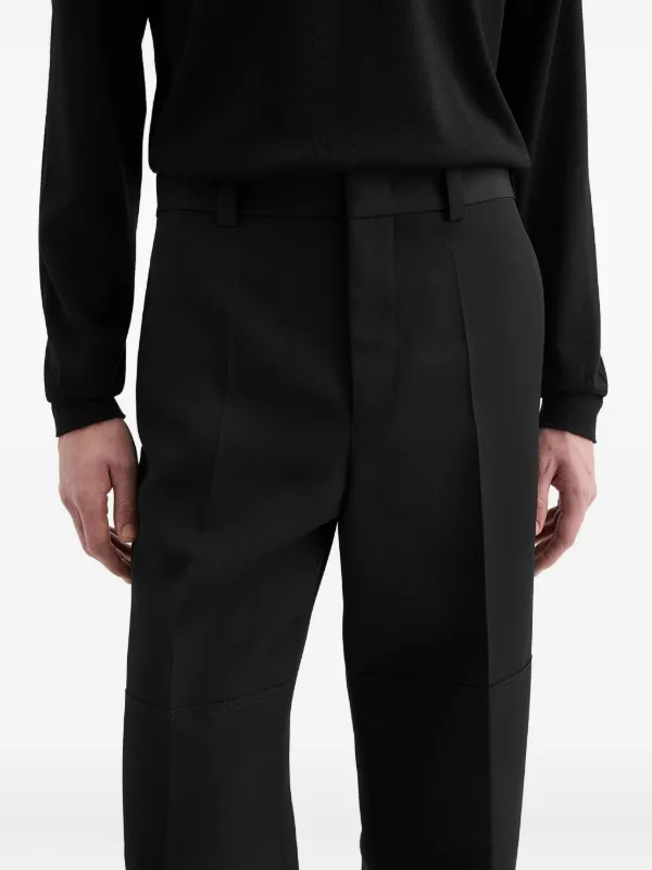 19SS JIL SANDER ウールスラックス 50 Jil Sander ウールパンツ | ブラック | FARFETCH JP