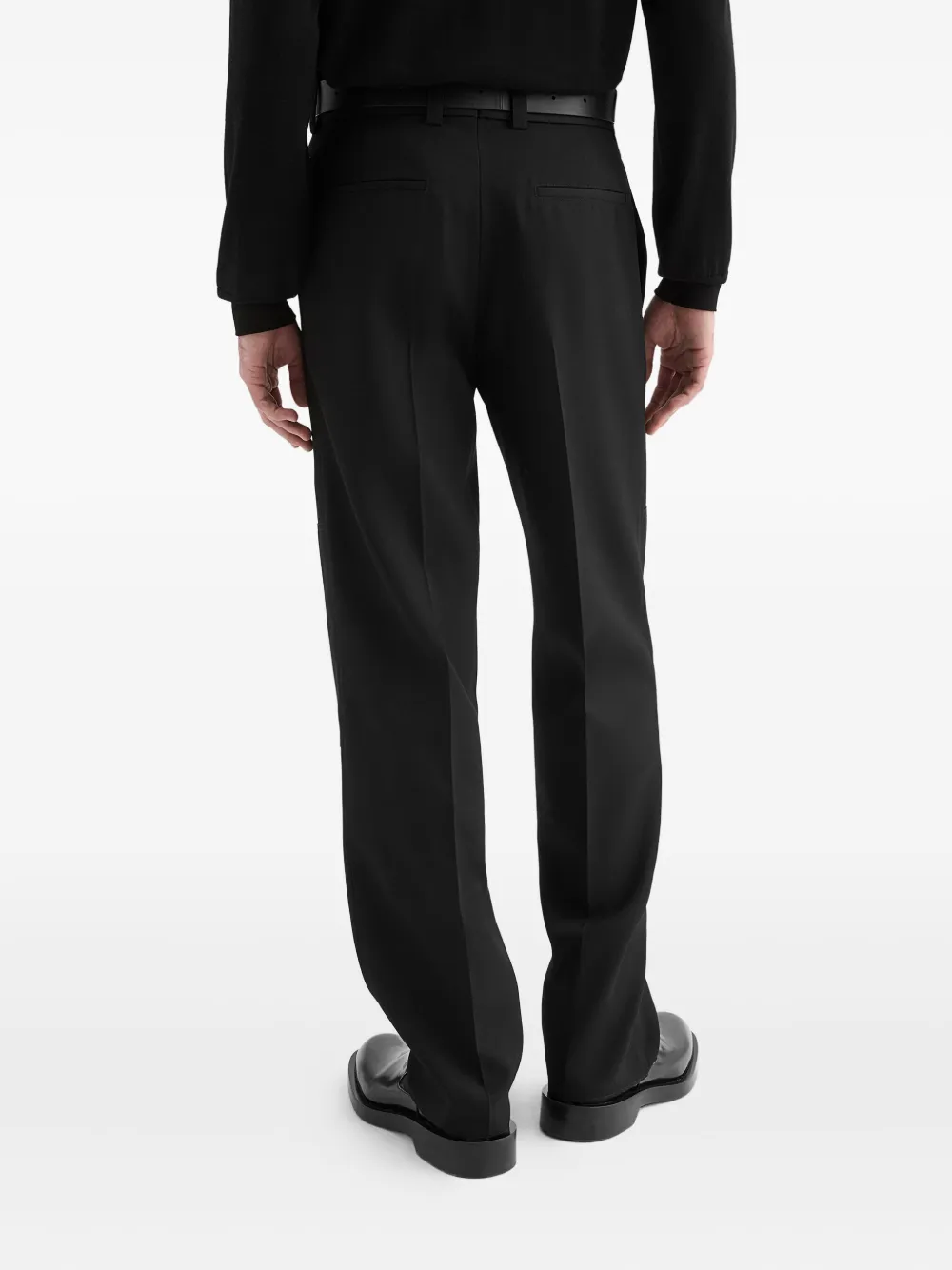 Jil Sander Wollen broek Zwart