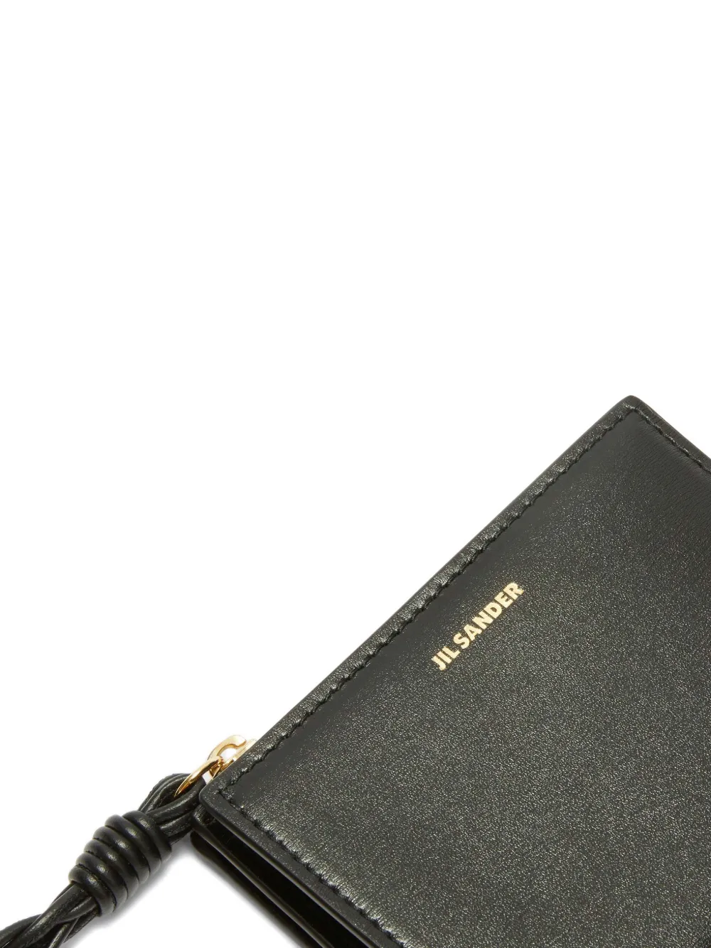 Jil Sander Portemonnee met logoprint Zwart