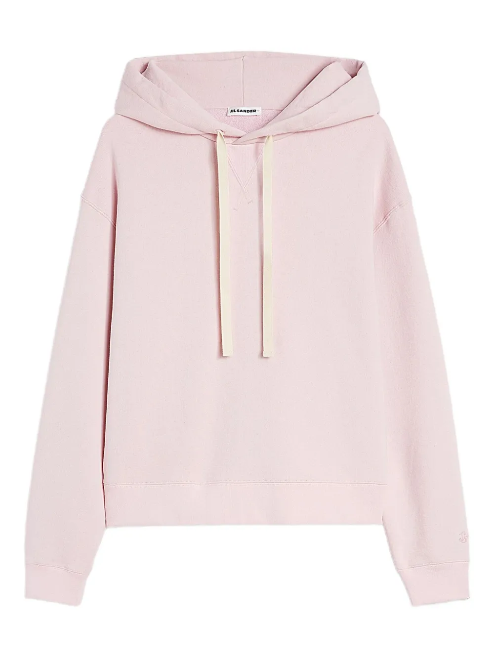 JIL SANDER+ Katoenen badstof hoodie Roze