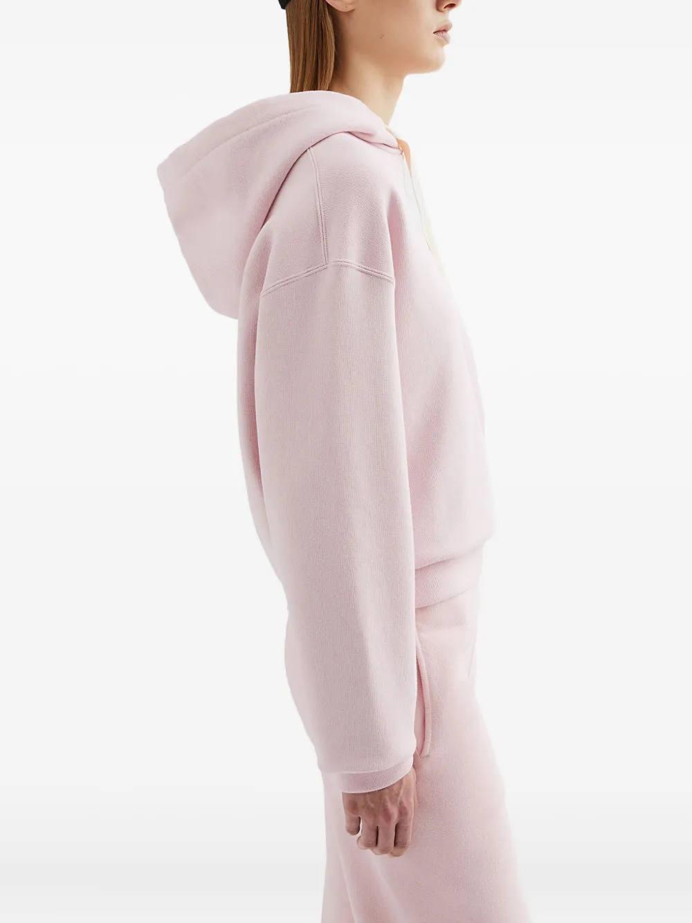 Jil Sander+ Cotton Terry Hoodie In Pink