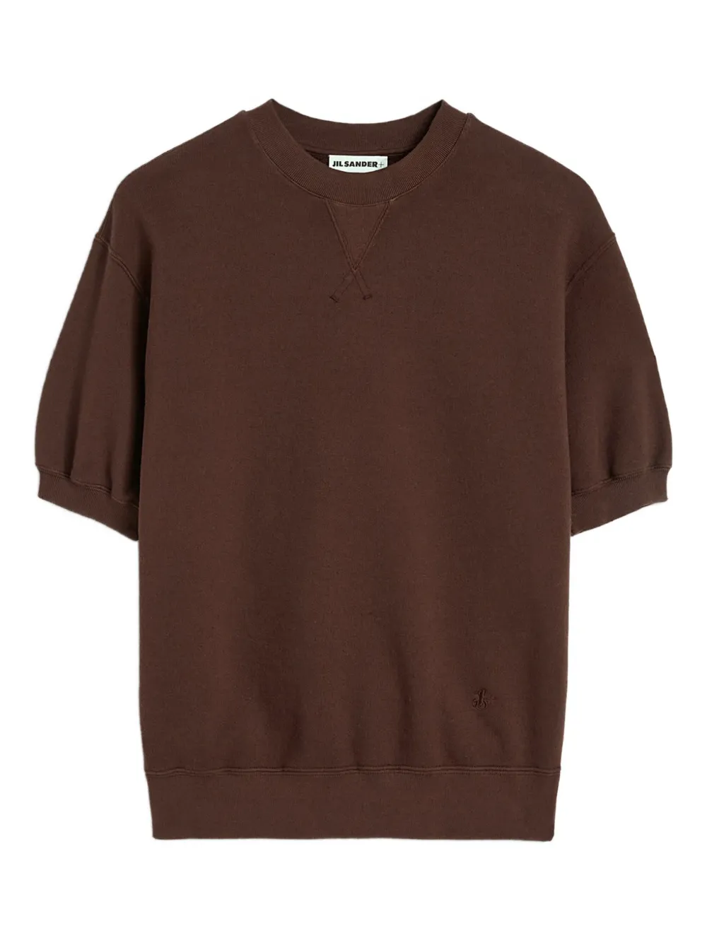 JIL SANDER+ Katoenen badstof T-shirt Bruin
