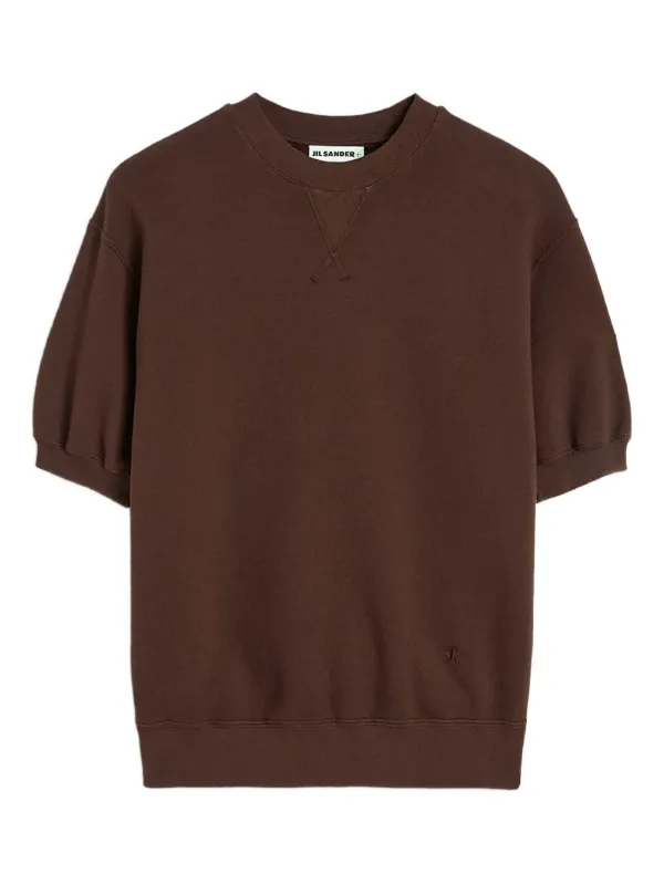 JIL SANDER+ コットン Tシャツ | ブラウン | FARFETCH JP