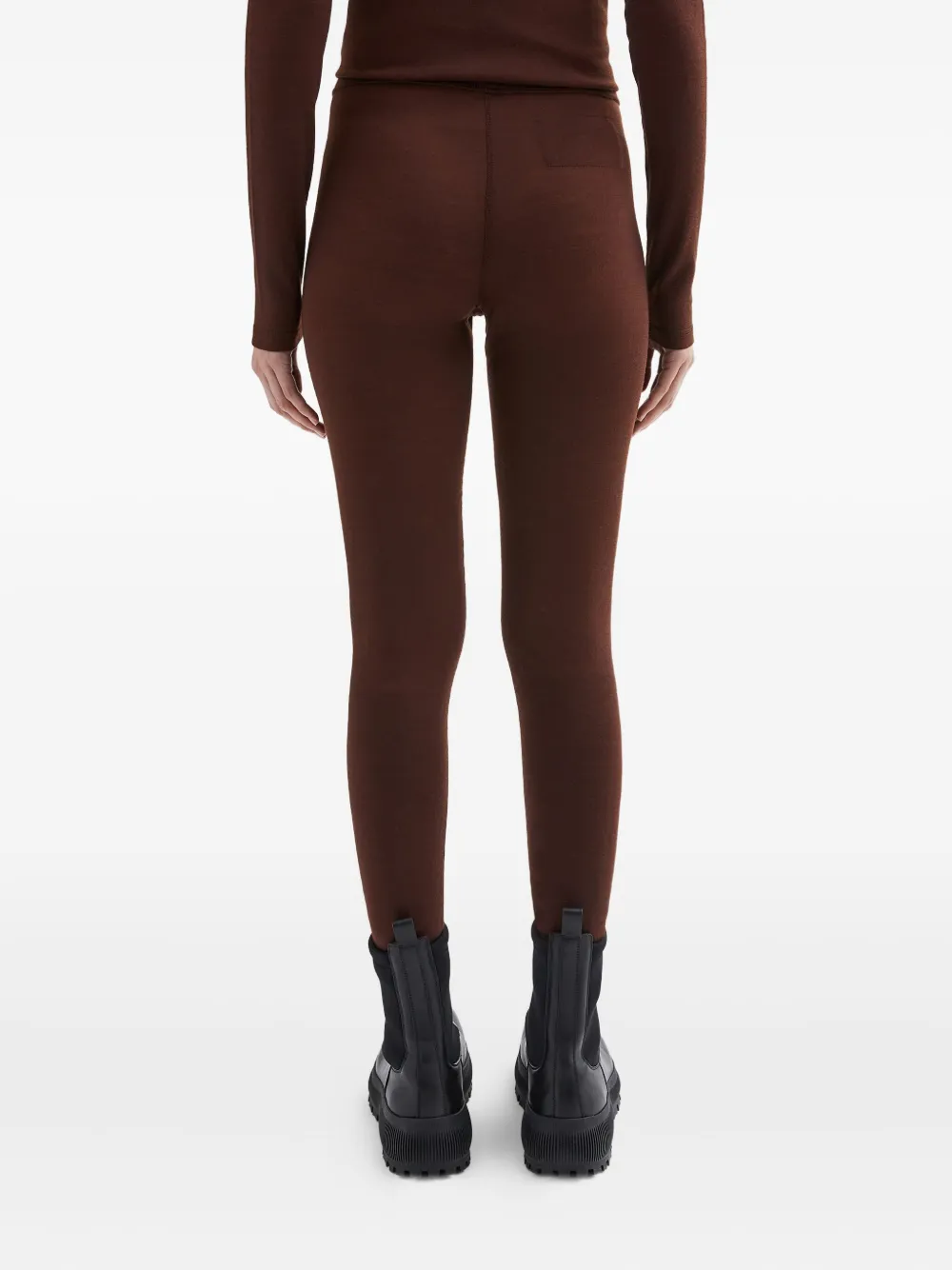 JIL SANDER+ Legging met logoprint Bruin